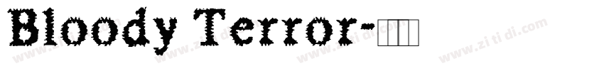 Bloody Terror字体转换